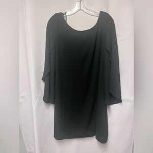 Jessica Simpson Black Dress Size 12 Beaded Neckline